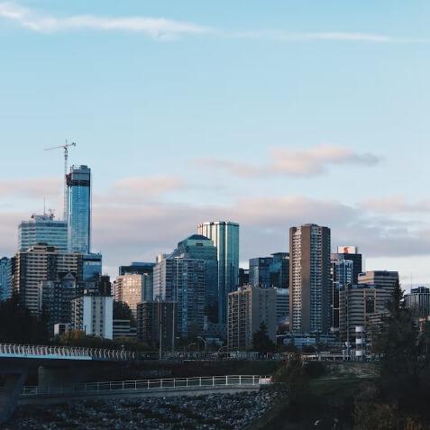 City view of Edmonton